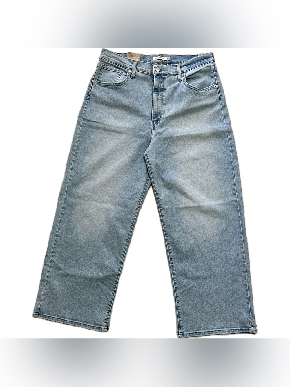 Levi’s new light blue high rise wide leg jeans US Women’s 14/32 W32 L27 - Picture 1 of 13